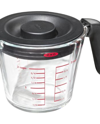 Målebæger Med Låg     Liter  Glas