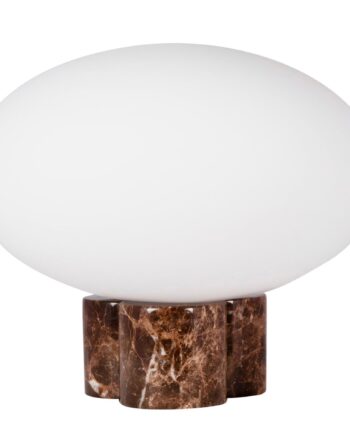 Mammut Bordlampe  28 Cm  Brun