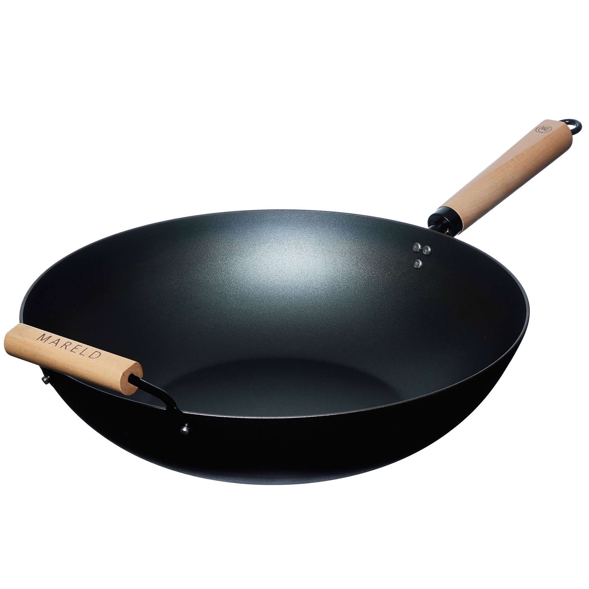 Mareld Wok 36 Cm Forbrændt Kulstål