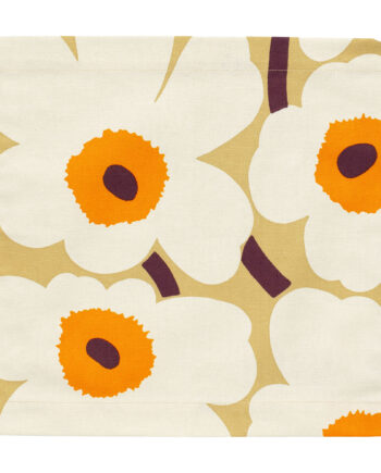 Marimekko Pieni Unikko Bordskåner 35x40 Cm  Hvid Orange Karamel