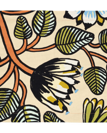 Marimekko Tiara Dækkeserviett 35x40 Cm  Sand Grøn Orange