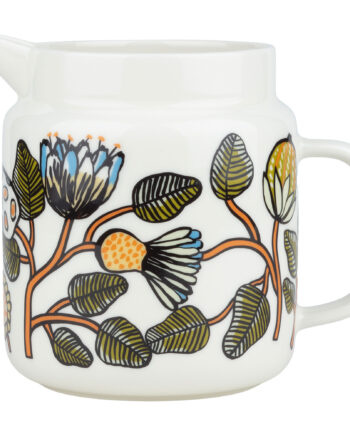 Marimekko Tiara Kande   25 Liter  Hvid Grøn Orange