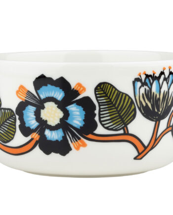 Marimekko Tiara Skål   Dl  Hvid Grøn Orange