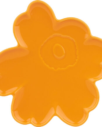 Marimekko Unikko Shape Tallerken 20 Cm  Gul