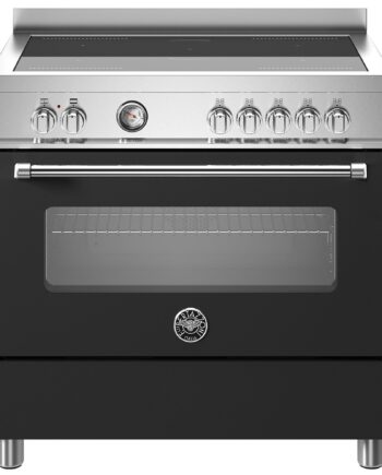 Mas95i1enet Master Induktionskomfur Med Ovn  90 Cm  Mat Sort