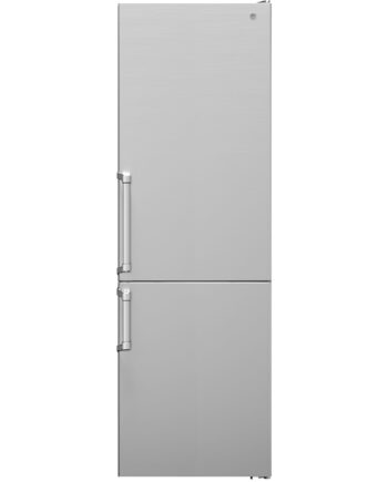 Master Fristående Køle- Fryseskab 186 Cm  Rustfrit Stål