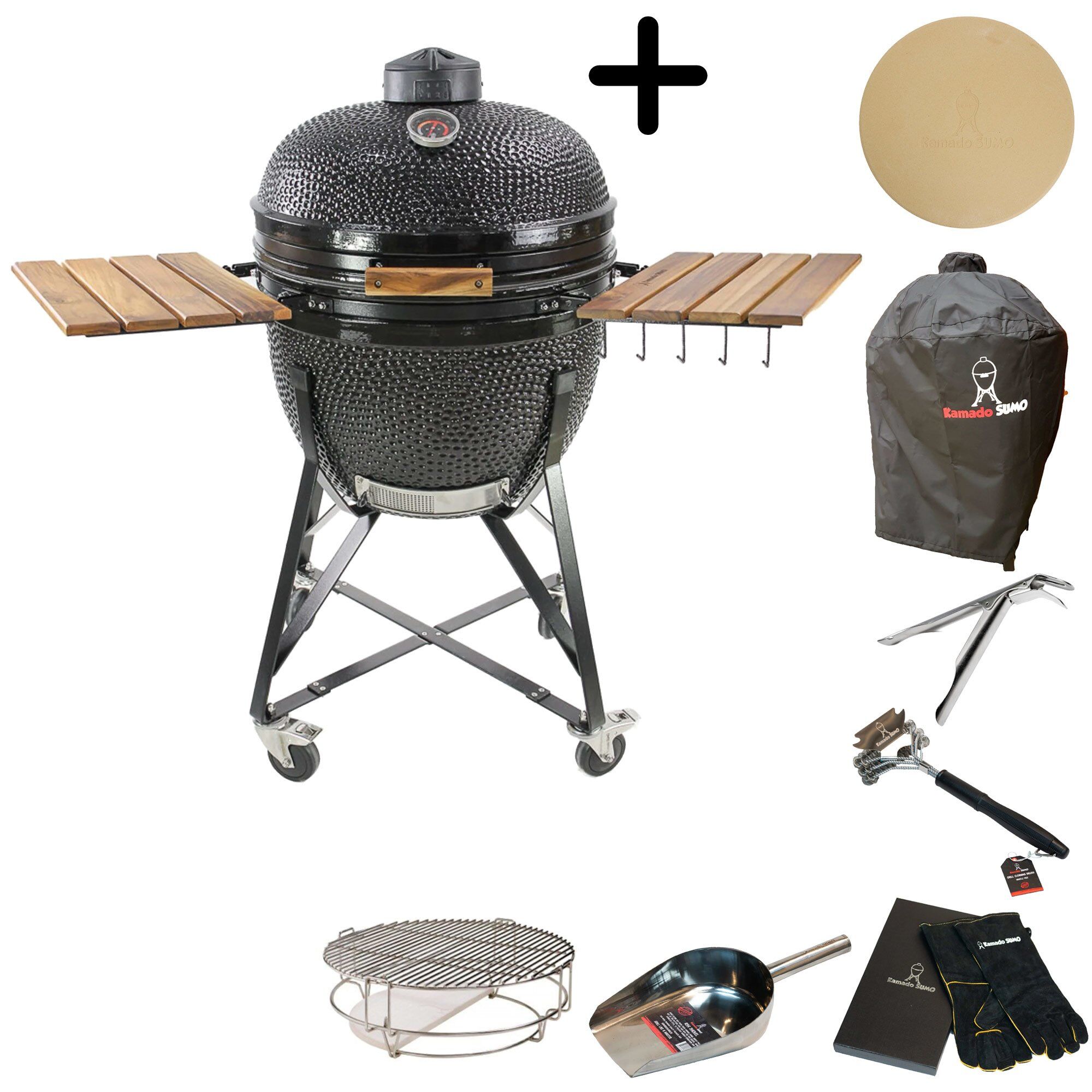 Maxi Kulgrill Tilbehørspakke Sort