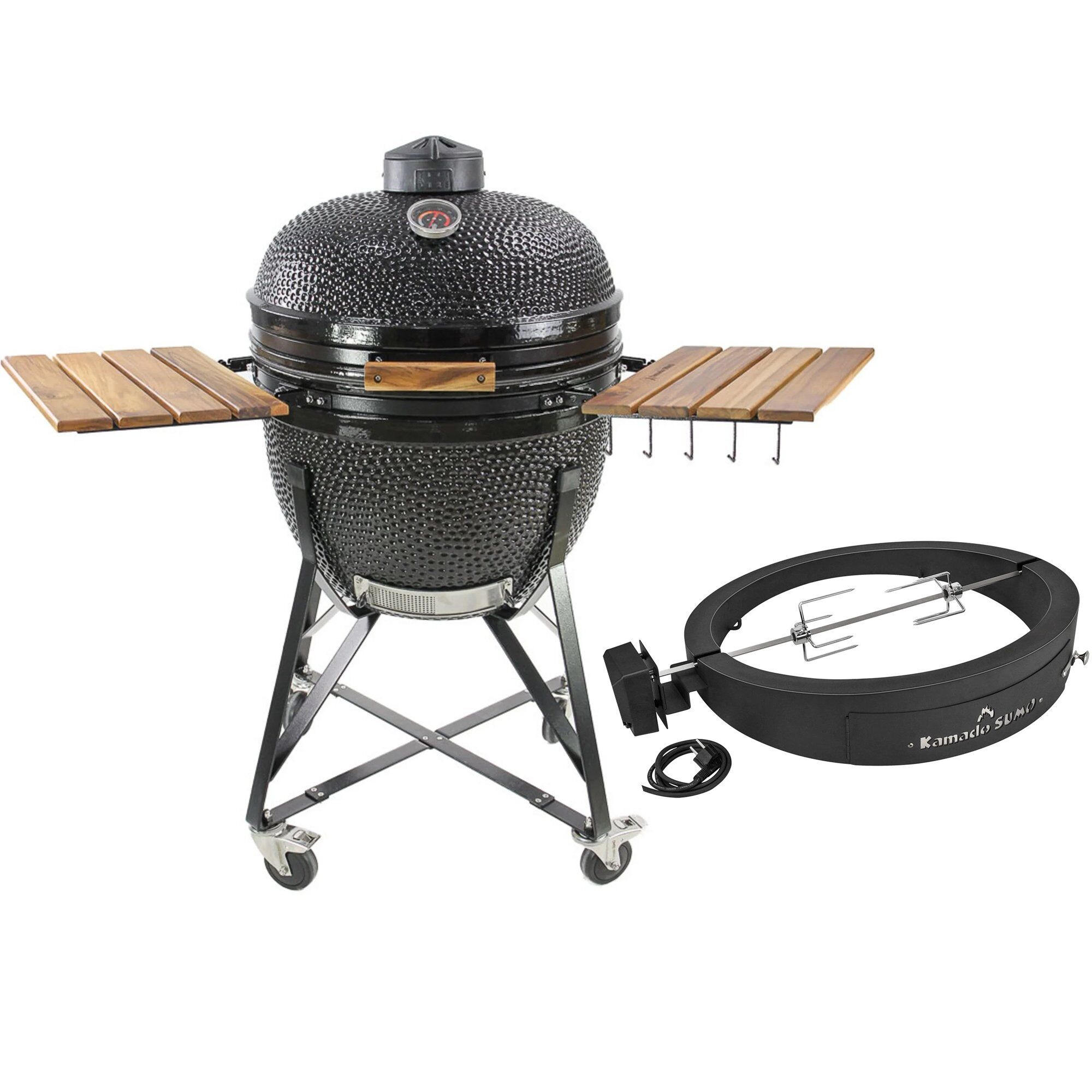 Maxi Kulgrill Sort Grillmesterens Rotisserie Og Pizzaovn