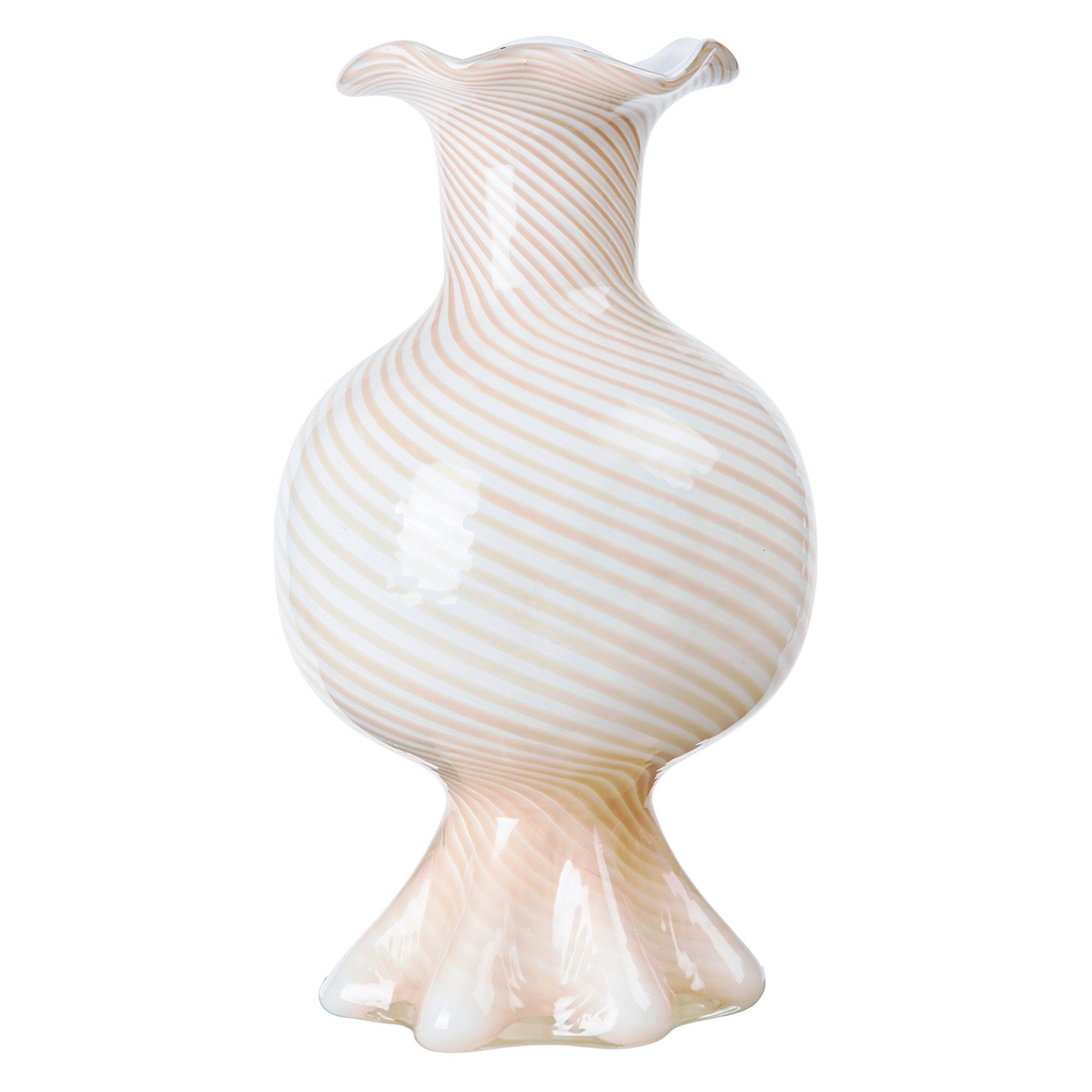 Mella Vase 30 Cm Taupe Sand