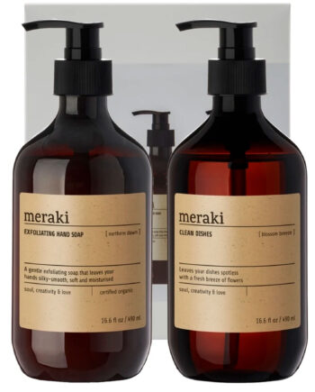 Meraki Kitchen Essentials Opvaskemiddel   Håndsæbe 980 Ml  Gaveæske