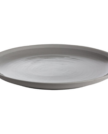 Middagstallerken   Stentøj   26 Cm  Grå