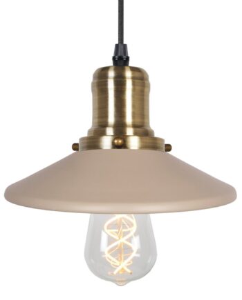 Mini Disc Loftslampe  22 Cm  Beige