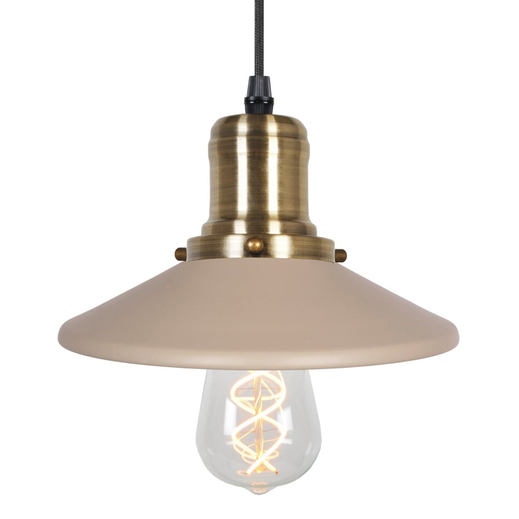 Mini Disc Loftslampe 22 Cm Beige