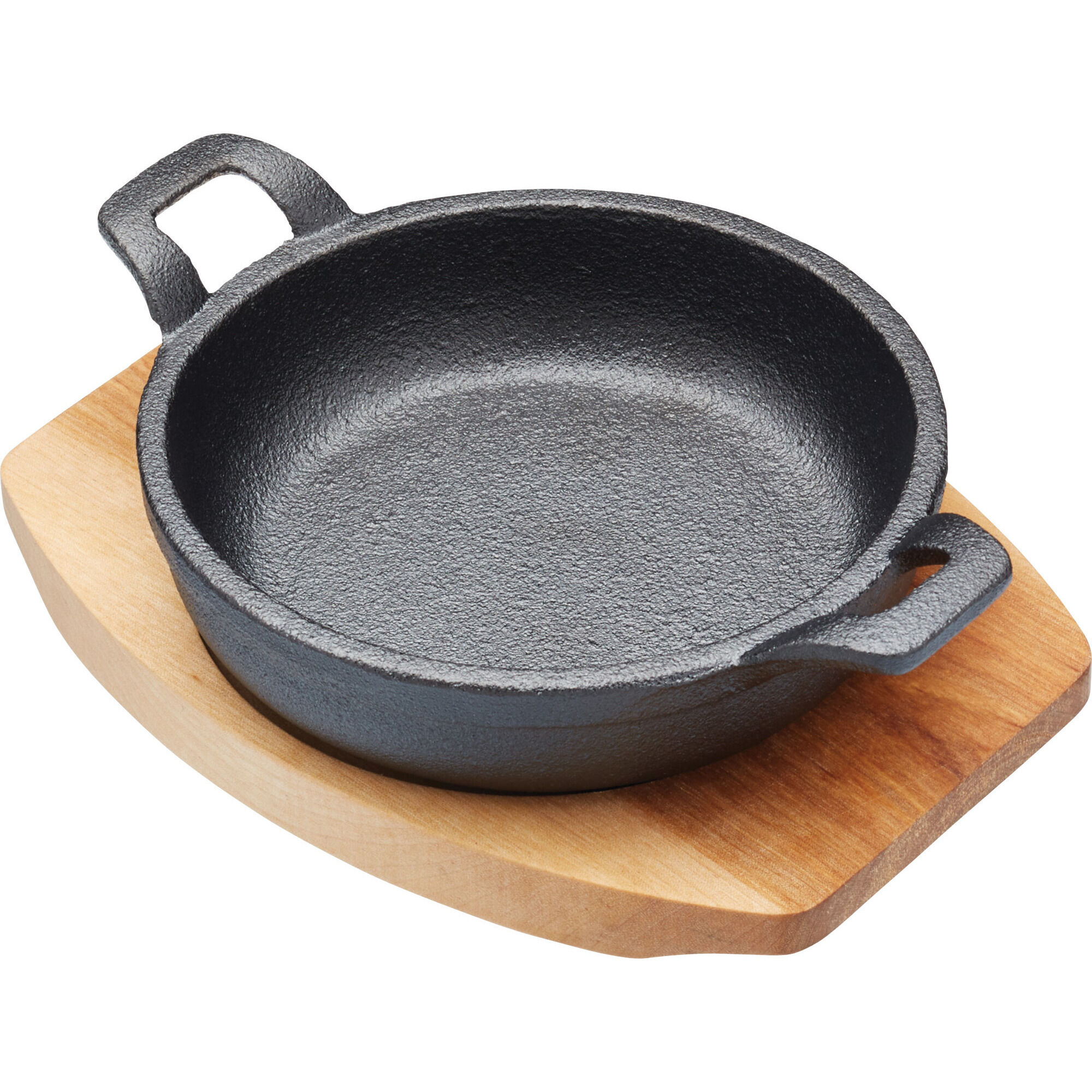Mini Serverings Støbejernsform Sort