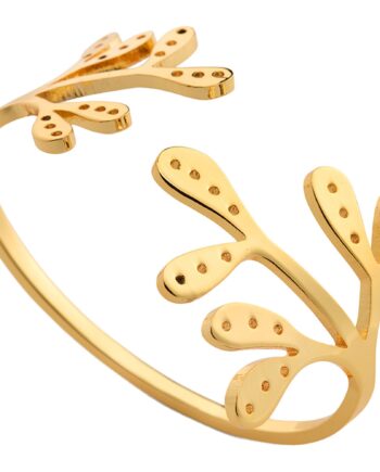 Mistletoe Servietring  Messing    Stk