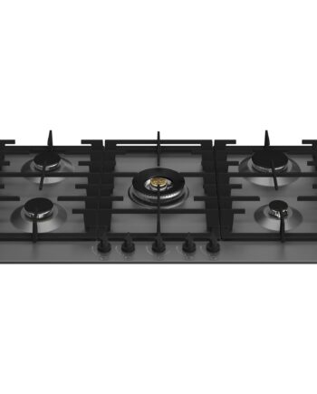 Modern P905cmodne Gaskogeplade   Brændere 90 Cm  Matsort