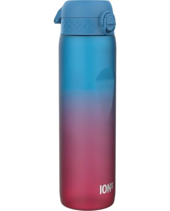 Motivational Vandflaske   Liter  Blue Pink
