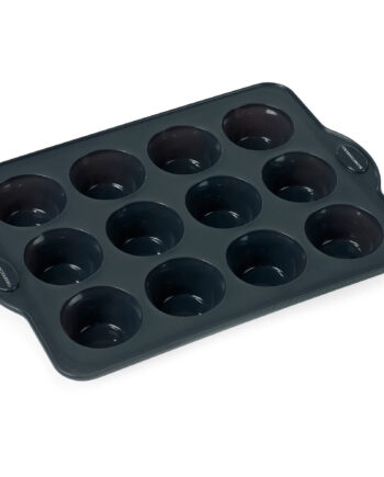 Muffinsform 12 Stk Grå Silikone