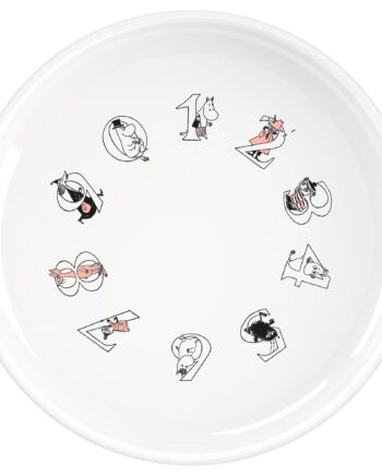 Mumi Abc Dyb Tallerken  15 Cm  Salmon