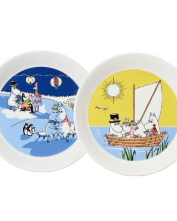 Mumin Bål   Sejlads Tallerken ø19 Cm