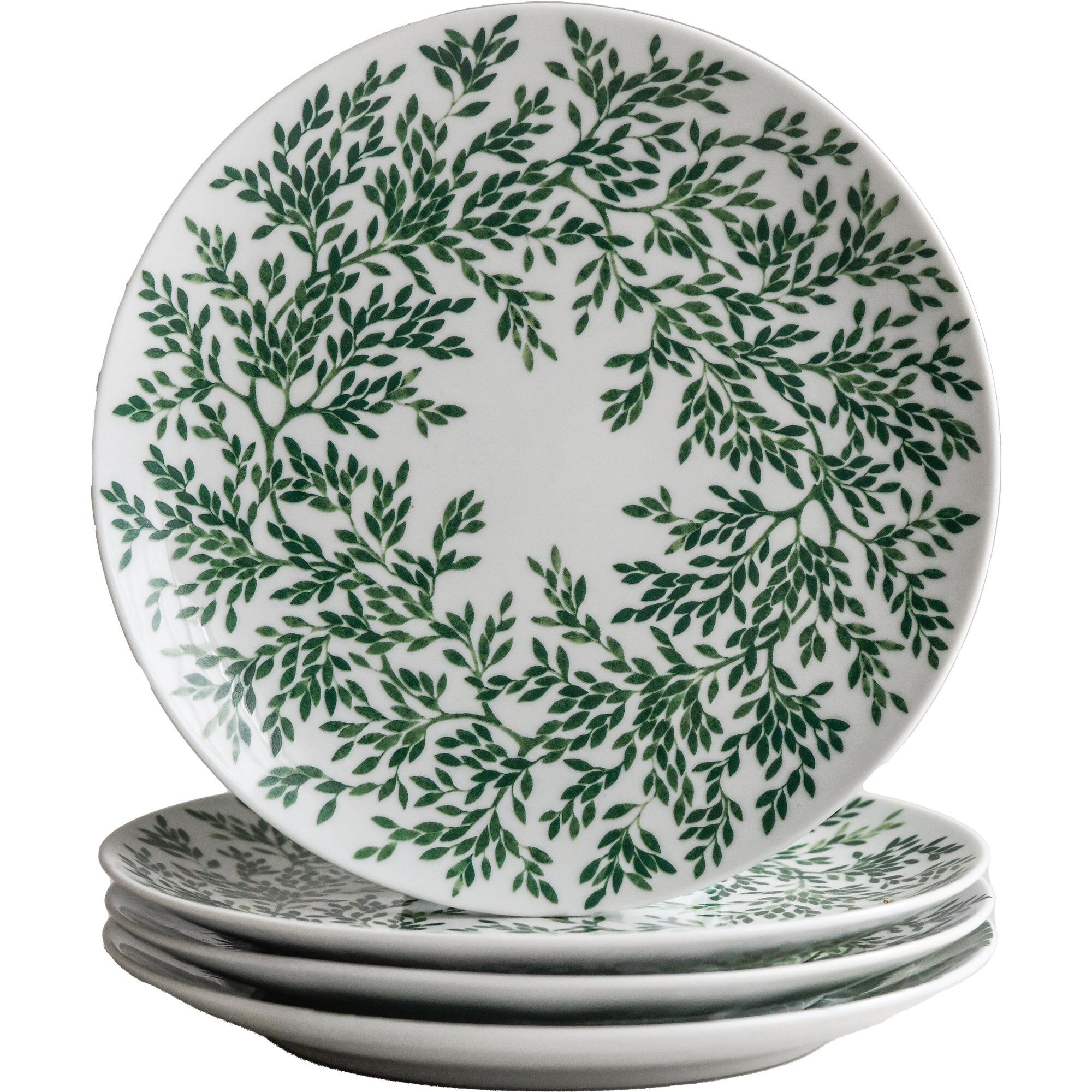 Myrten Tallerken 21 Cm Grøn -pak