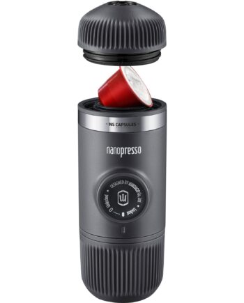 Nanopresso Espressobrygger   Nespresso Adapter  Grå