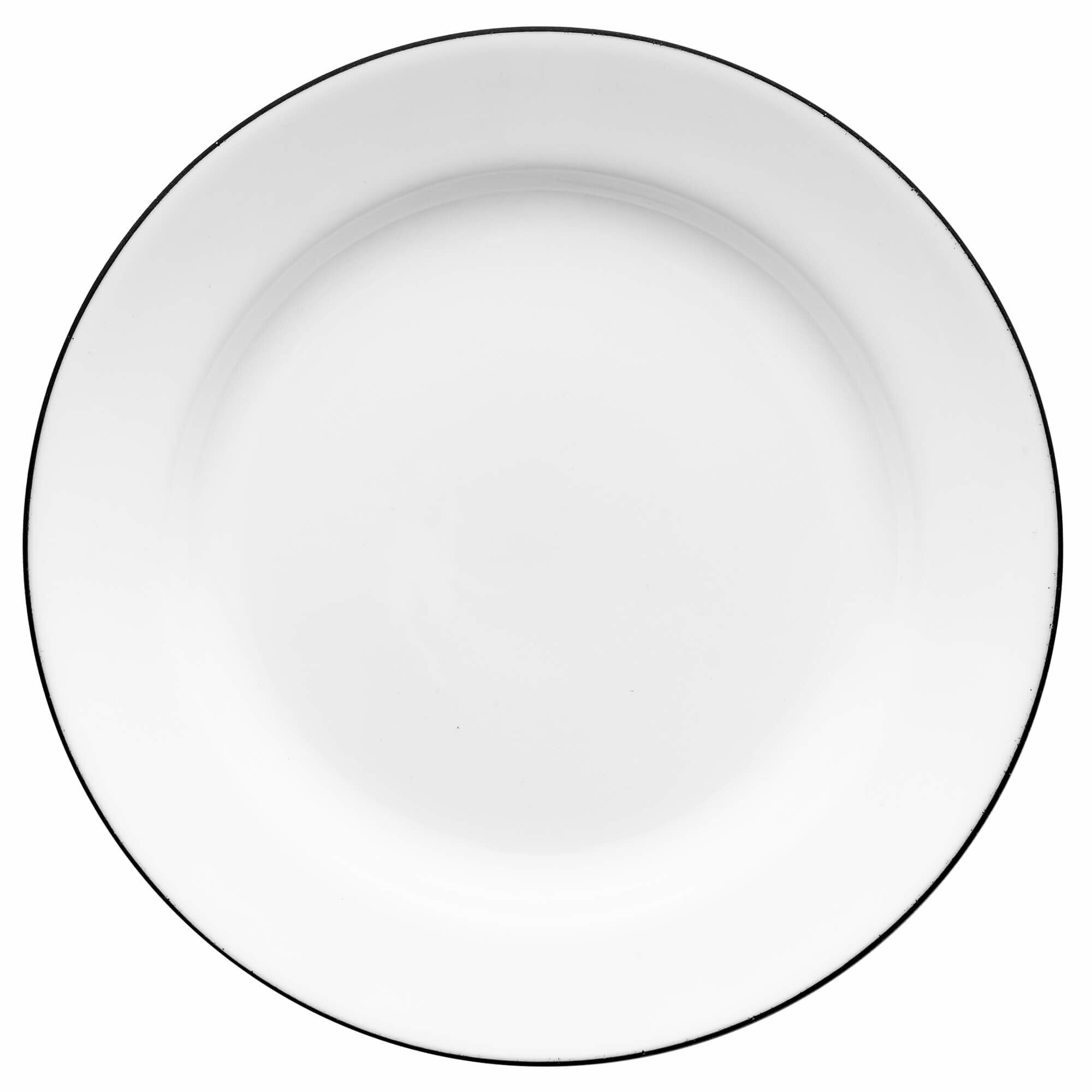 Natur Snehvid Tallerken 18 Cm