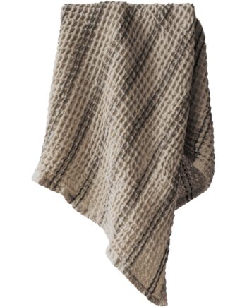 Nella Håndklæde 70x50 Cm  Taupe Stripe