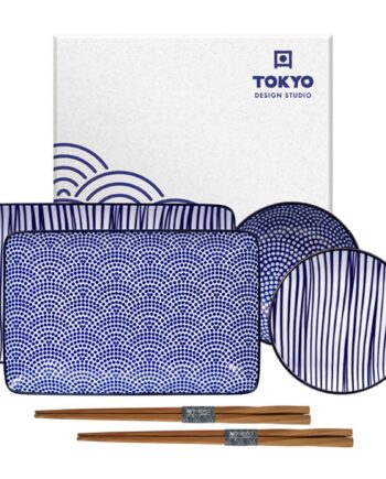 Nippon Blue Sushisæt   Dele