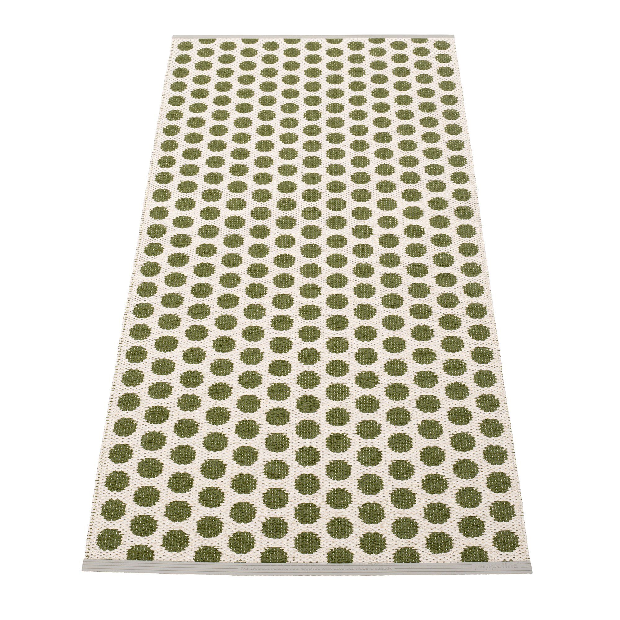 Noa Gulvtæppe 70 Cm 150 Cm Dark Olive Vanilla