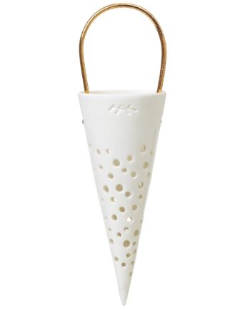 Nobili Kræmmerhus 18   Cm  Snehvid