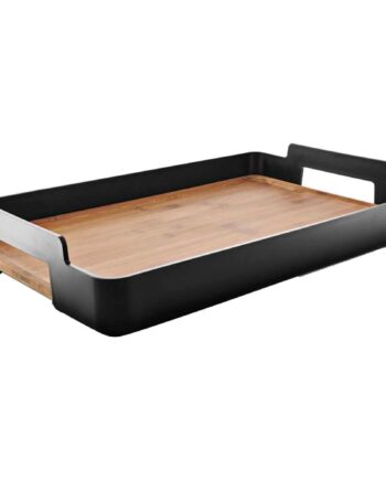Nordic Kitchen Rektangulær Serveringsbakke 35   50 Cm  Sort