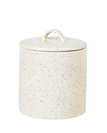 Nordic Vanilla Krukke Med Låg 12 Cm