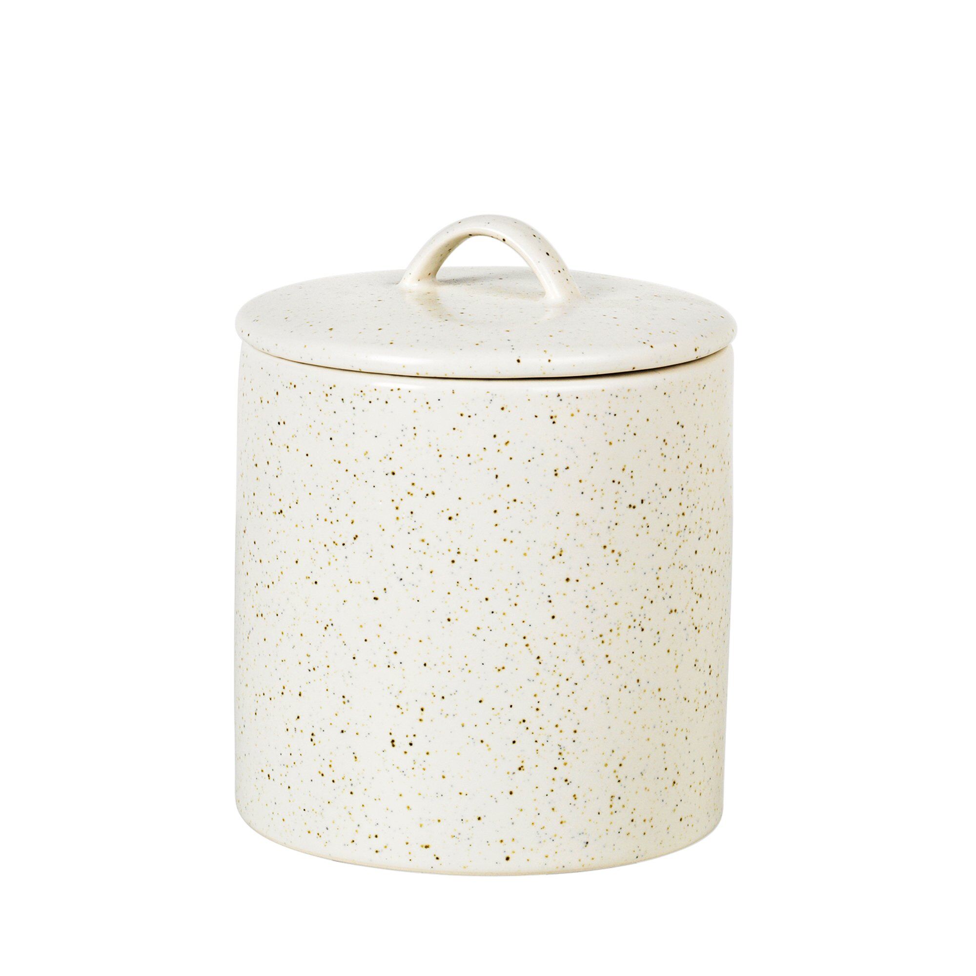 Nordic Vanilla Krukke Med Låg 12 Cm
