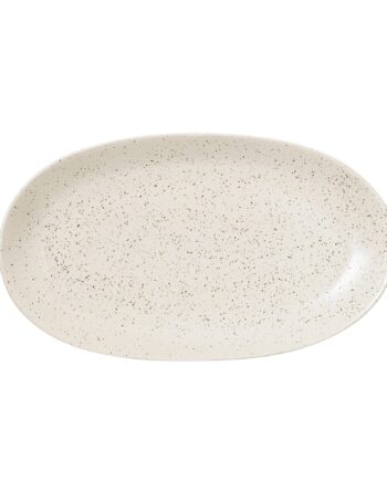 Nordic Vanilla Oval Tallerken 30   17 Cm
