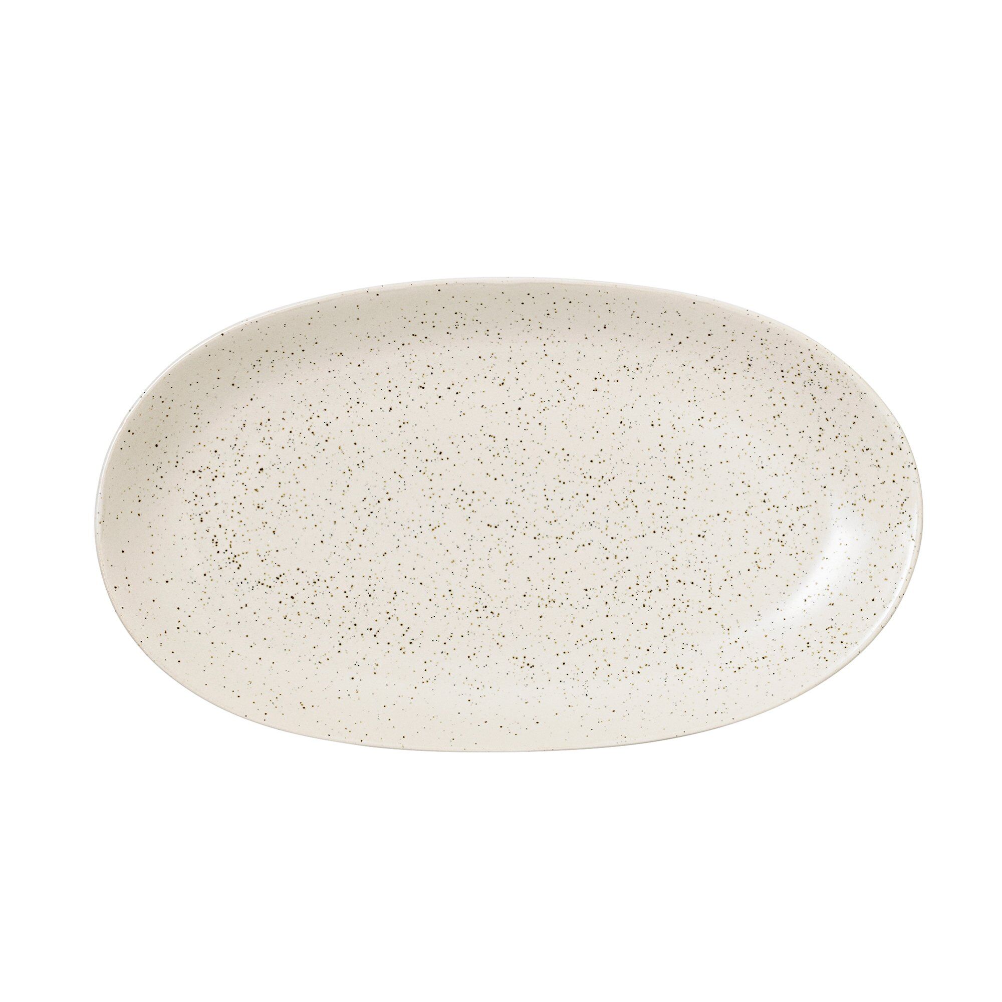 Nordic Vanilla Oval Tallerken 30 17 Cm