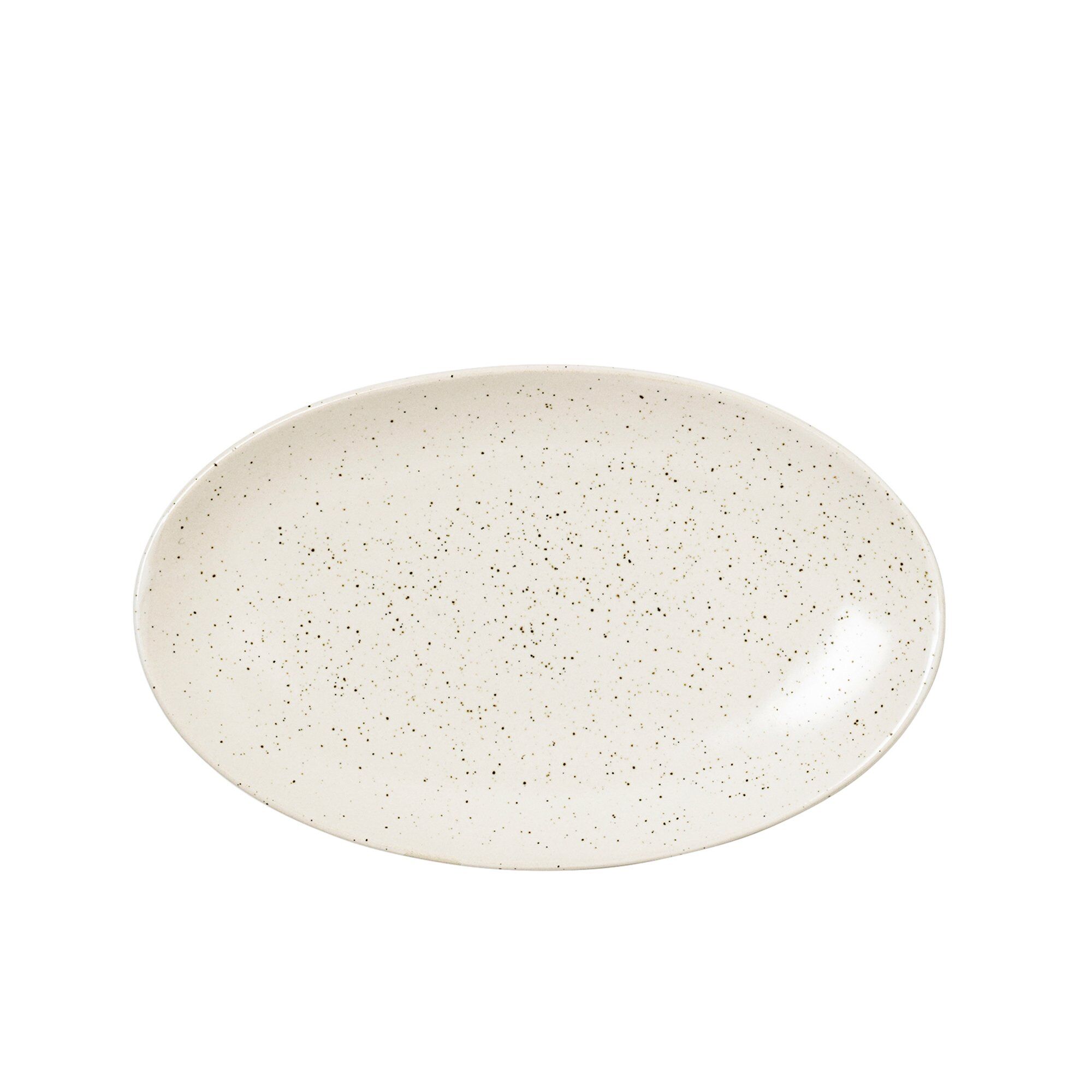 Nordic Vanilla Oval Tallerken 22 13 Cm