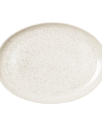 Nordic Vanilla Oval Tallerken 35     26   Cm