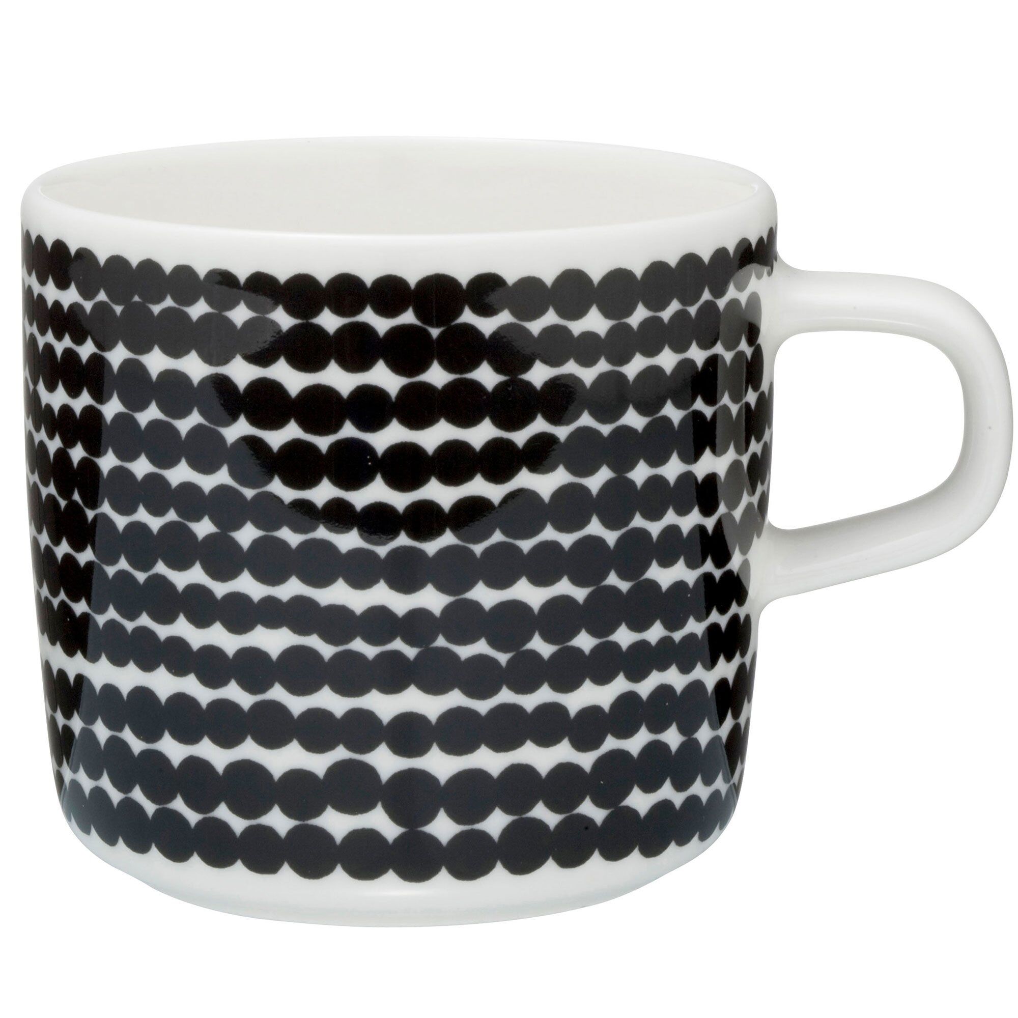 Oiva Kaffekop Dl Siirtolapuutarha Hvid Sort