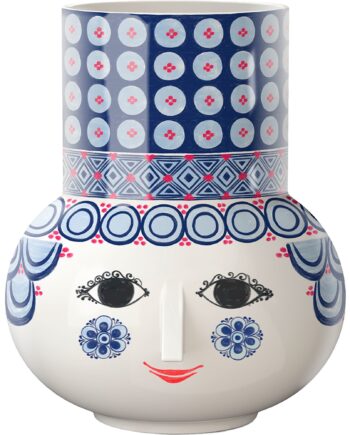 Olga Vase 20 Cm  Blå
