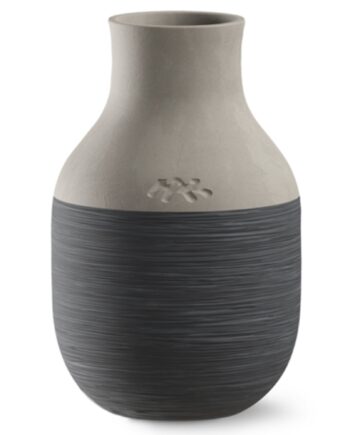 Omaggio Circulare Vase 12   Cm  Antracitgrå