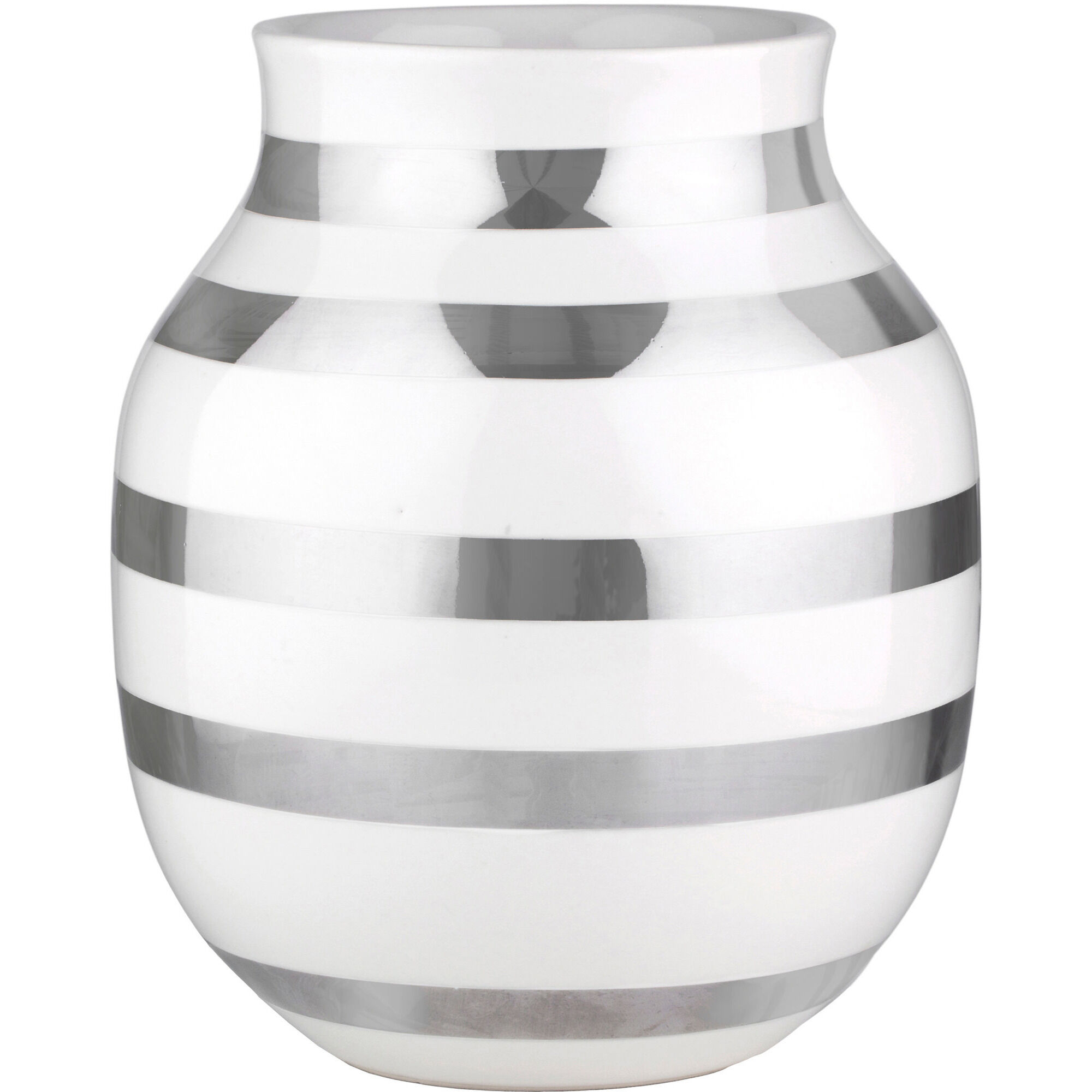 Omaggio Vase Sølv 20 Cm