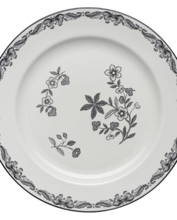 Ostindia Sort Tallerken 27 Cm