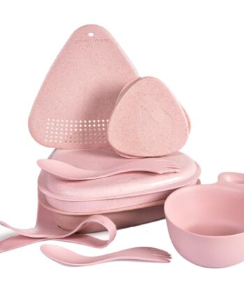Outdoor Mealkit Madkasse Med Tilbehør  Dusty Pink