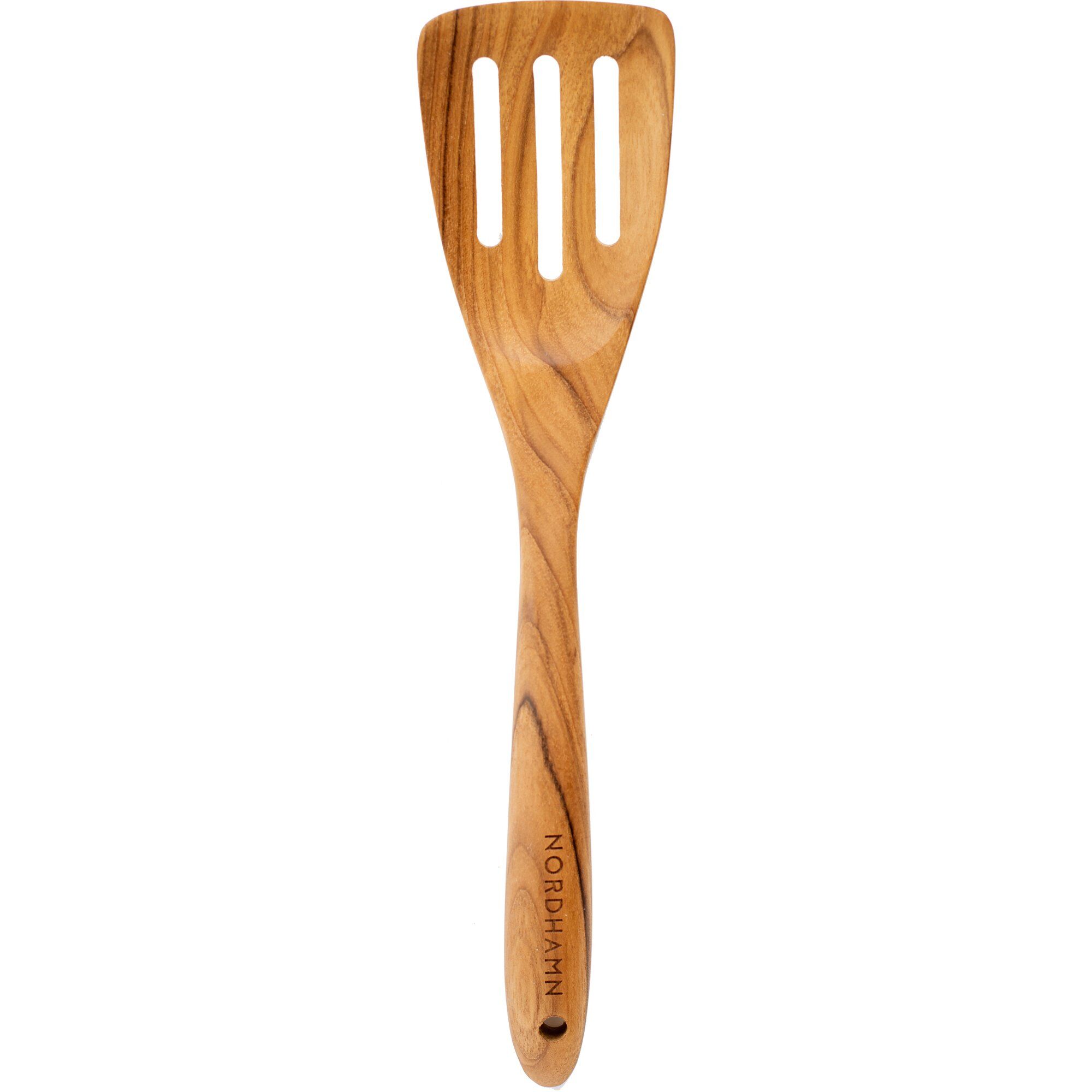 Paletkniv Med Huller 30 Cm Teak