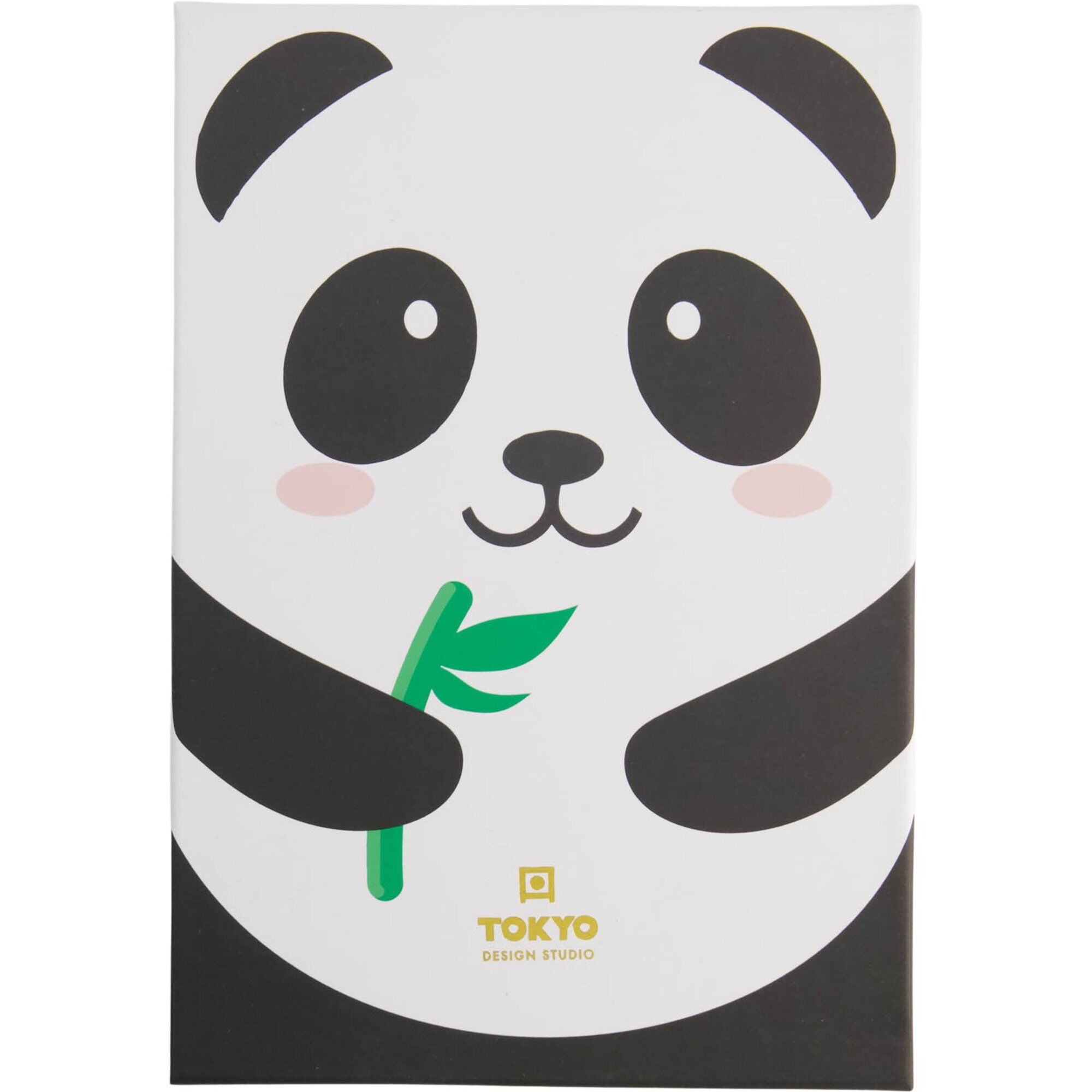 Panda Brown Spisepinde Med Støtte Par