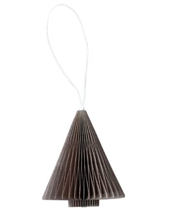 Paper Tree Juletræspynt    Cm  Brun
