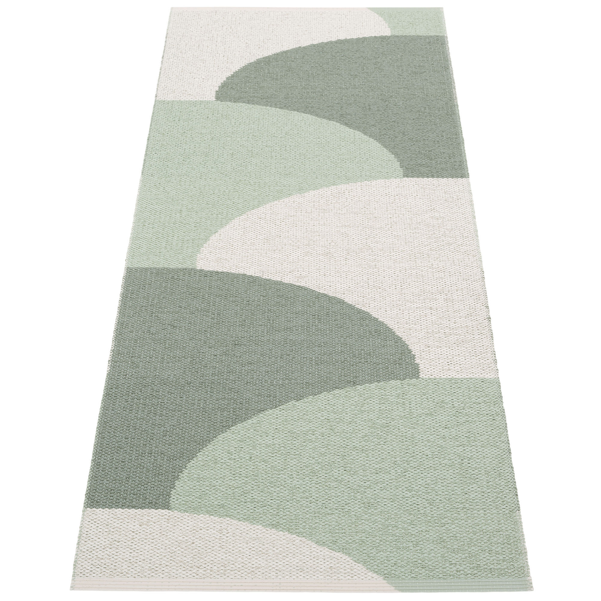 Pappelina Hill Tæppe 70x180 Cm Army Mint Grå