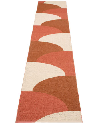 Pappelina Hill Tæppe 70x360 Cm  Brick Rust Cream