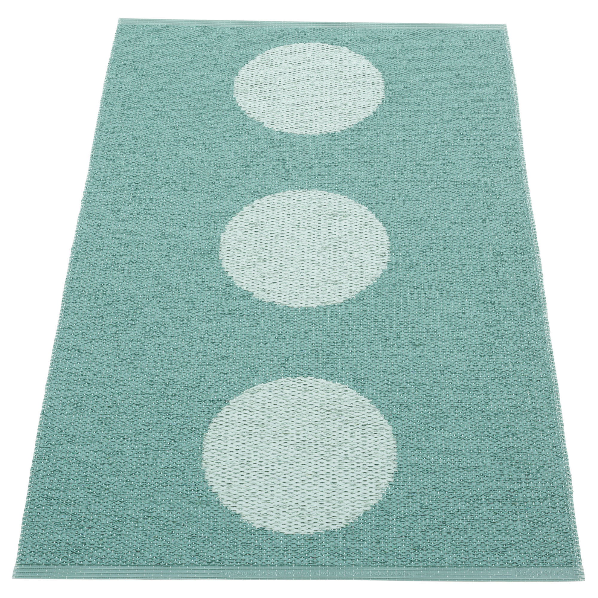 Pappelina Vera Pop Tæppe 70x120 Cm Jade Turkis